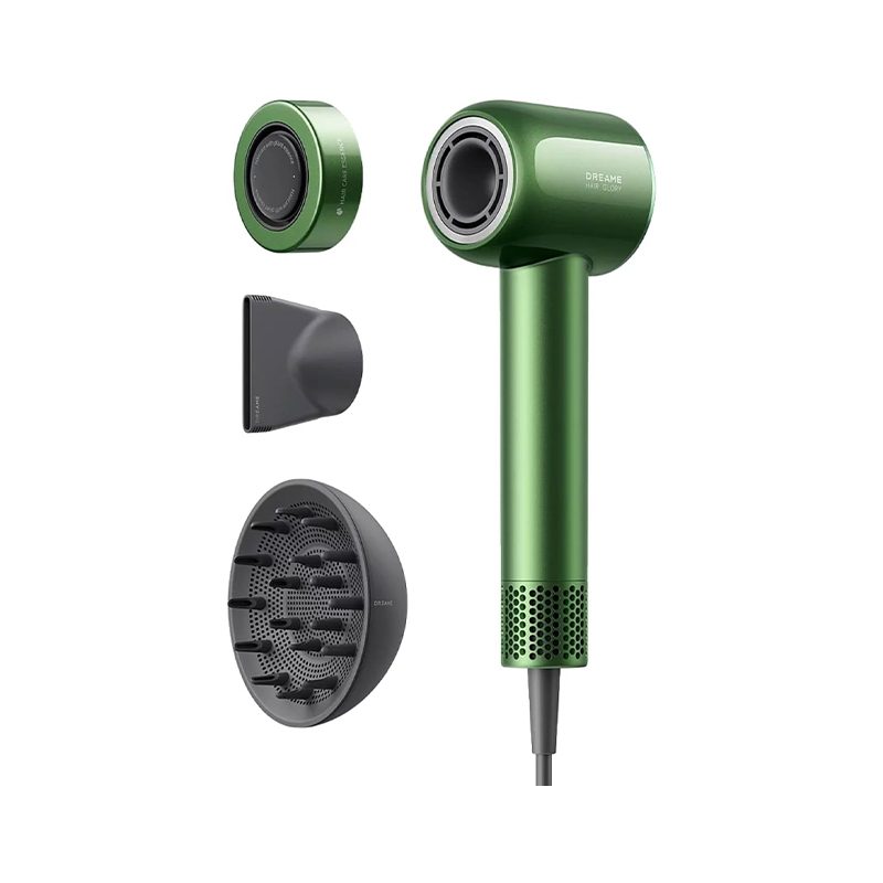 110,000RPM Hair Glory Master High-Speed Compact Hair Dryer Green