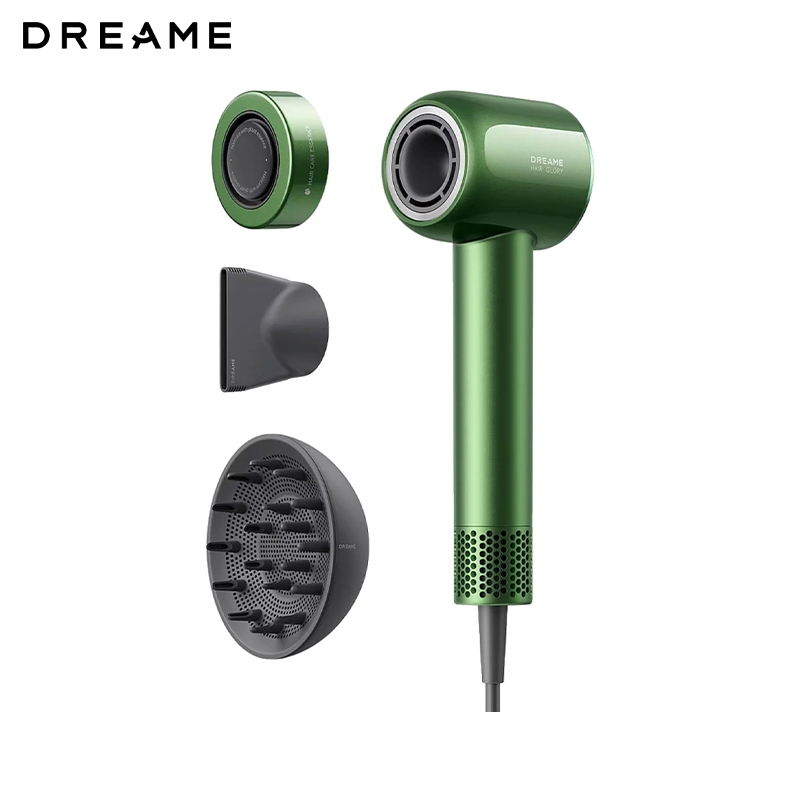 110,000RPM Hair Glory Master High-Speed Compact Hair Dryer Green