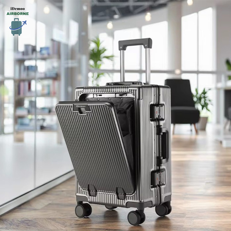 Hardshell Carry On Suitcase with TSA Lock and Cup Holder