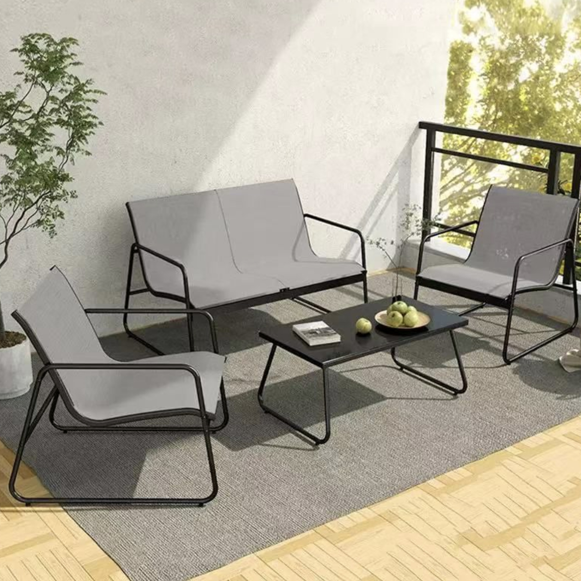 4-Piece Weather Resistant Patio Set