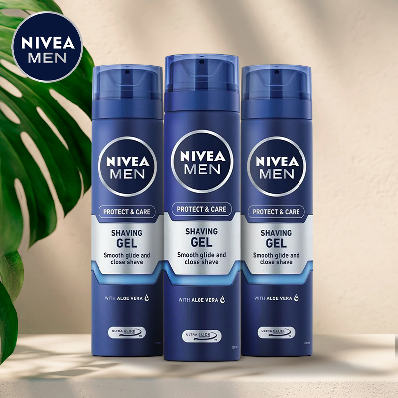3x 200ml Shaving Gels