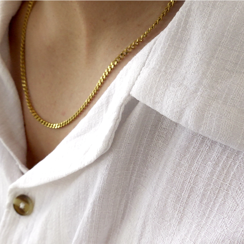 Men's or Ladies Curb Necklace