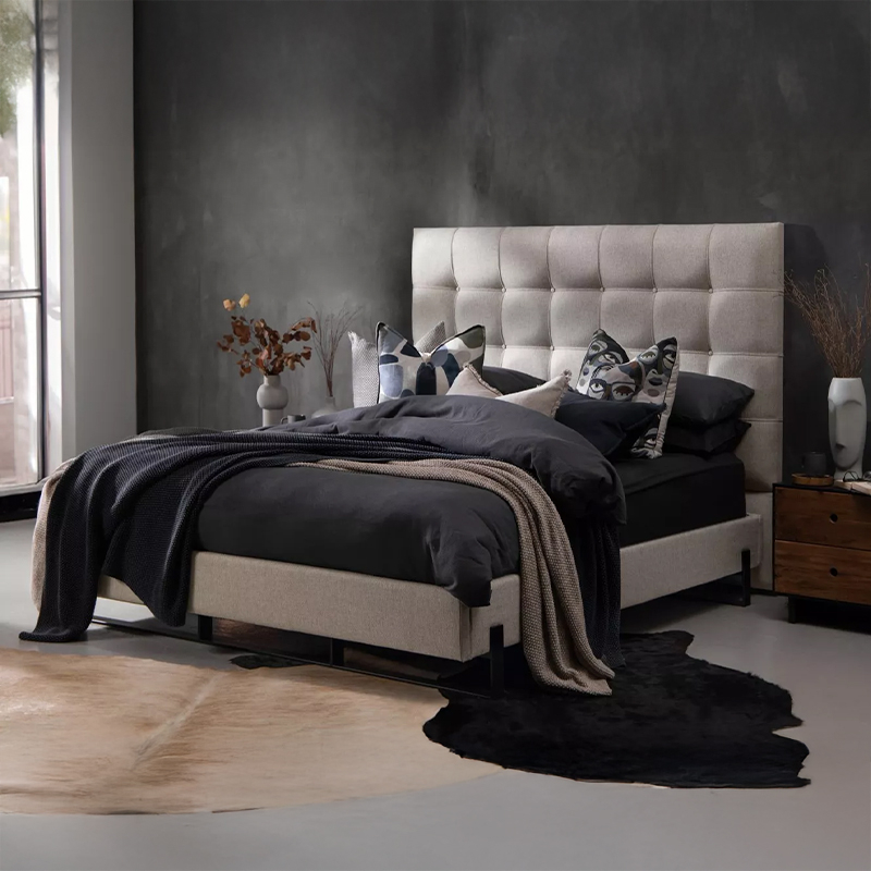 Cazana Bed & Padded Headboard