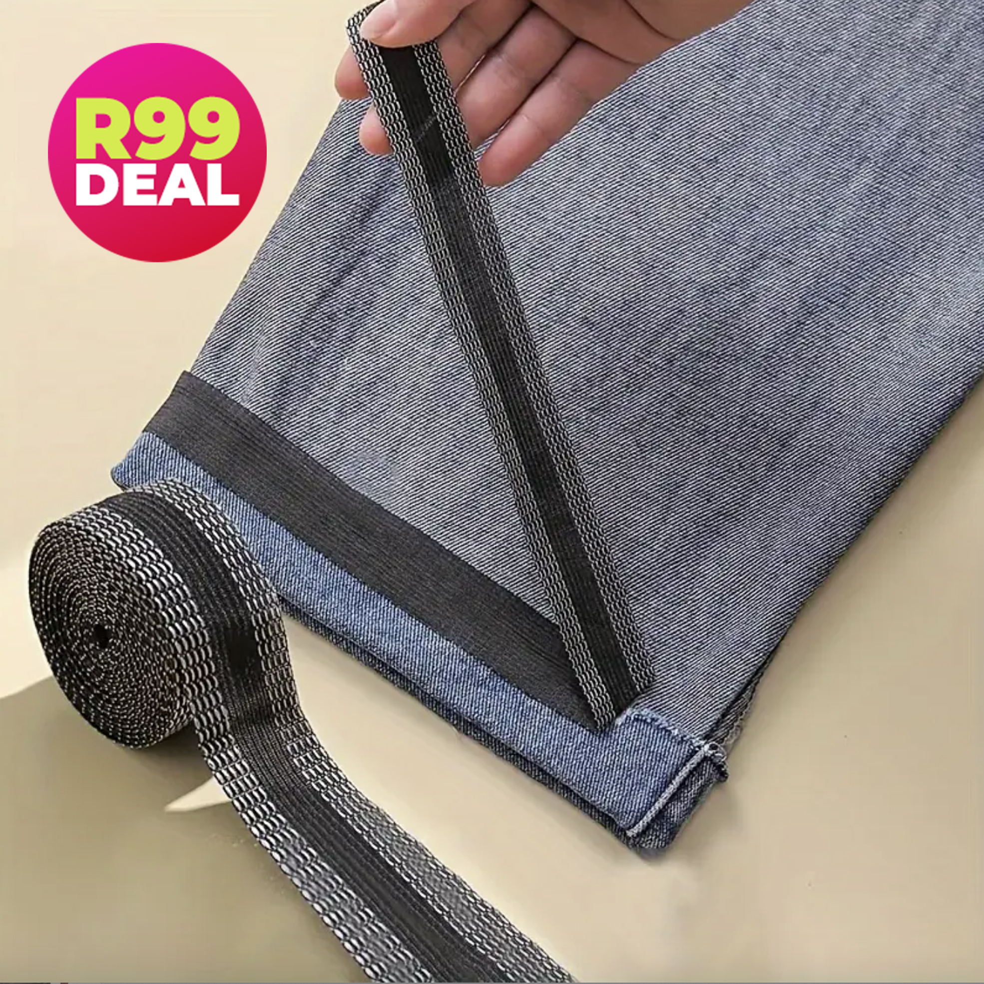 2 or 5m Self-Adhesive Hemming Tape