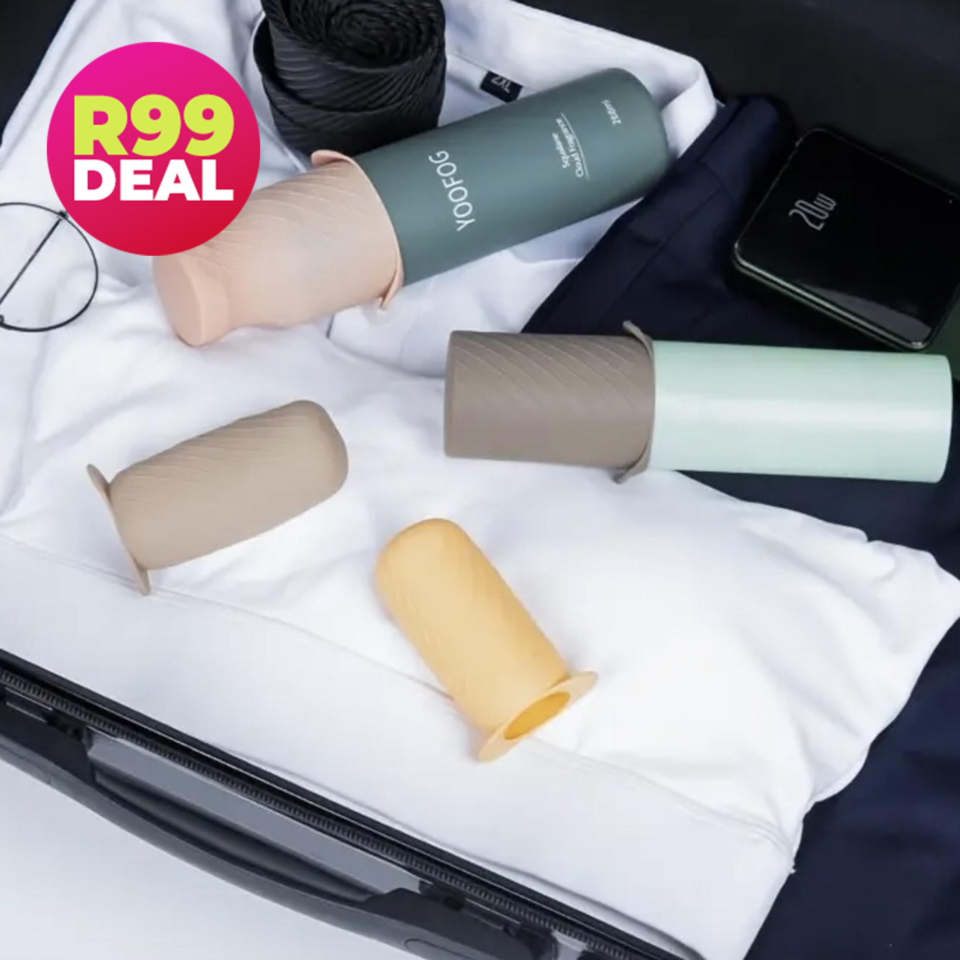 4x Reusable Silicone Bottle Sealing Sleeves