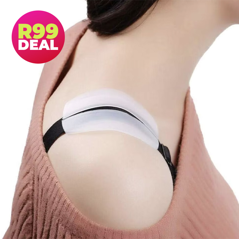 1x Pair of Silicone Non-Slip Bra Strap Cushions