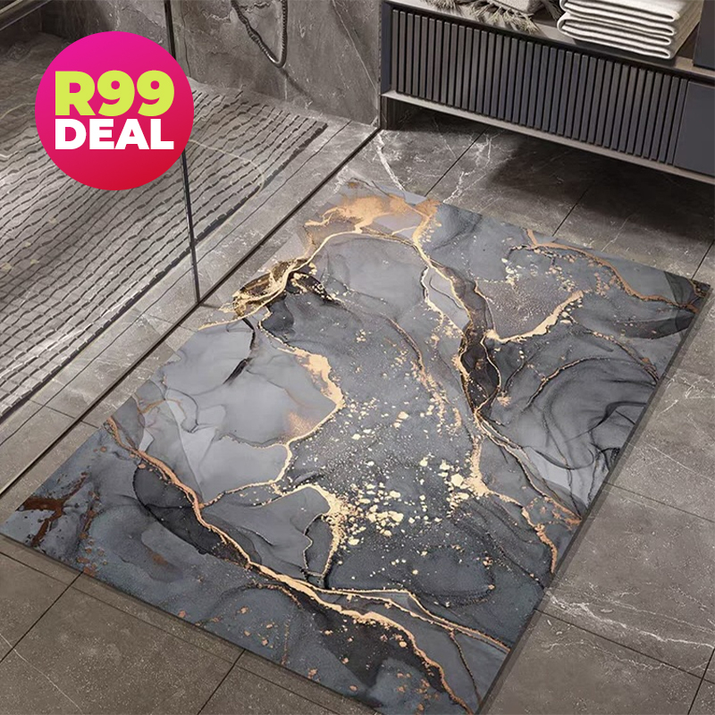 Absorbent Non-Slip Bath Mat