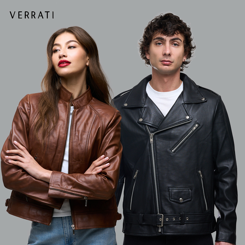 Men's or Ladies Genuine Leather Jacket