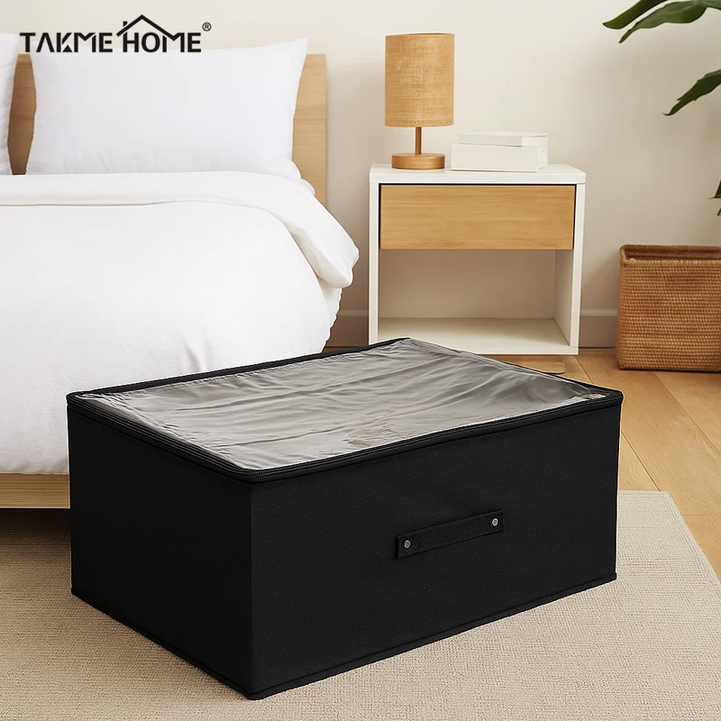 2x Multi-Functional Storage Bags with Zipper and Handles