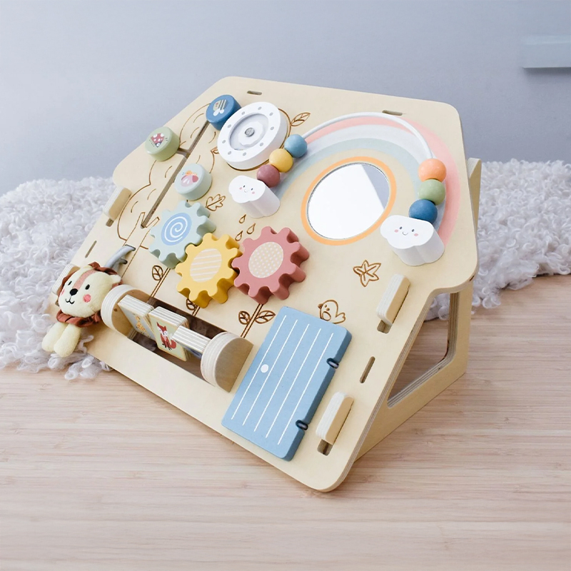 2-in-1 Montessori Activity Busy Board