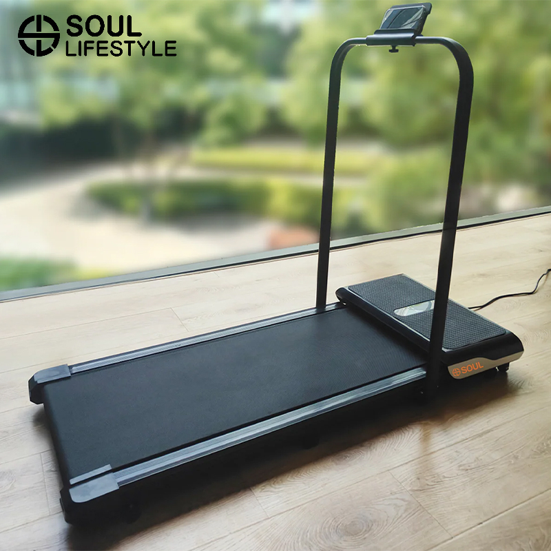 2-in-1 Home Electric Treadmill and Vibration Walking Pad