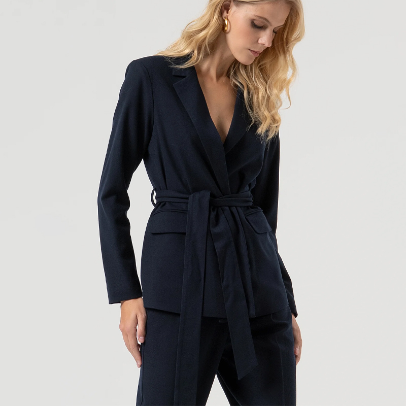 Ladies Belted Blazer