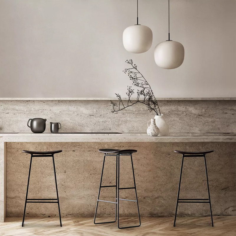 Walnut Tall Bar Stool