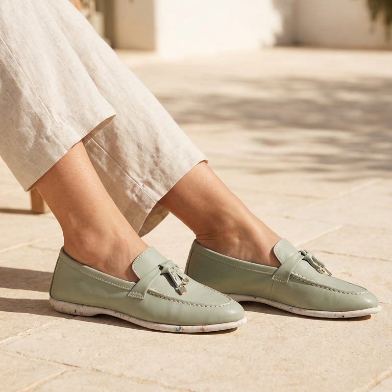 Ladies Genuine Leather Daphne Loafers