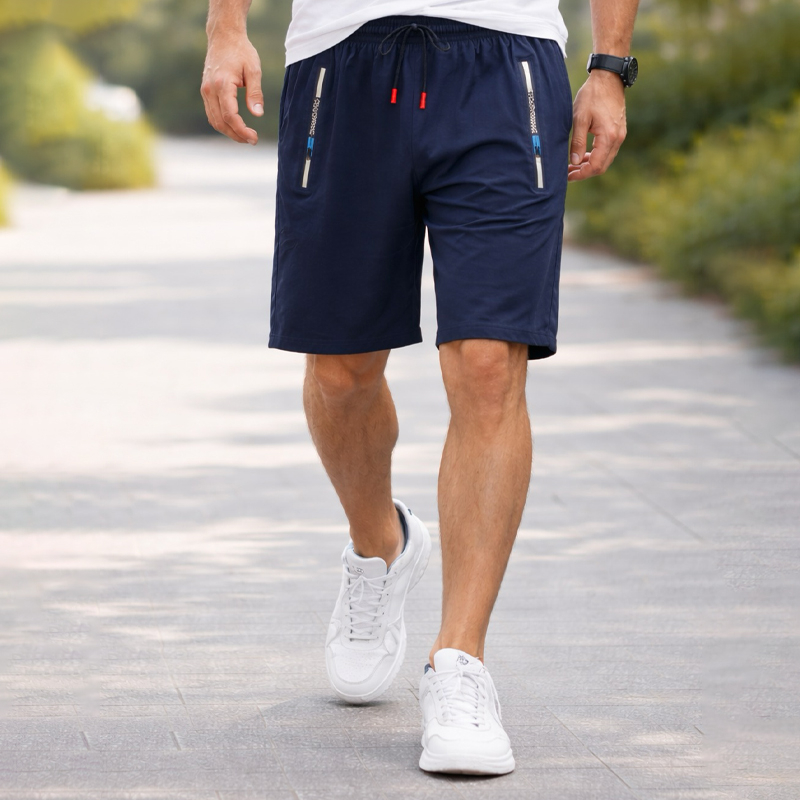 Men's Premium Casual Summer Shorts with Zip Pockets