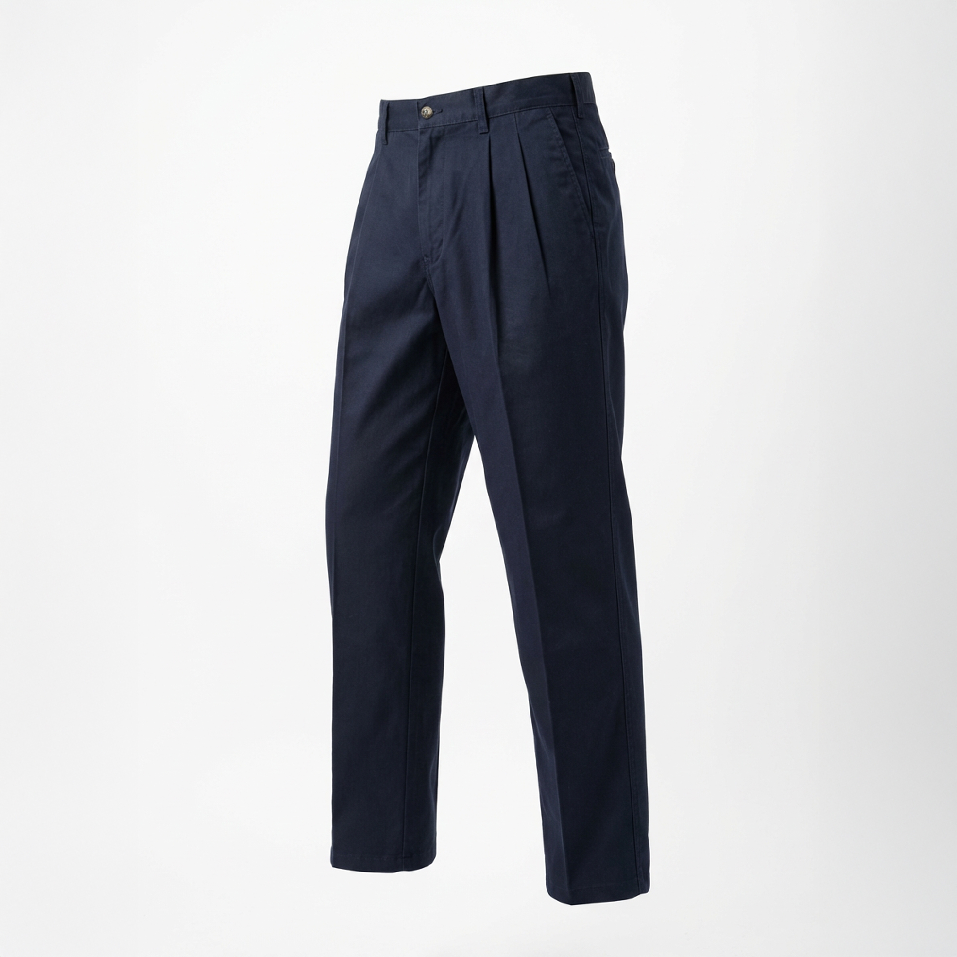 Men's Cotton Pleated Chino Pants