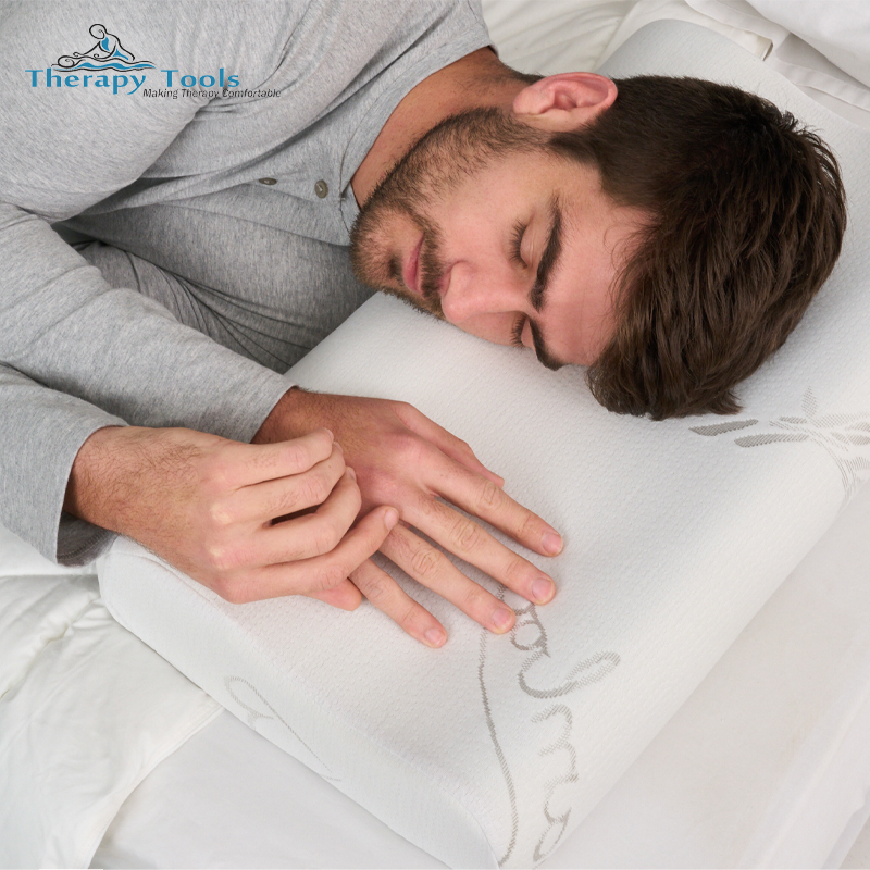 2x Solid Gel Standard Memory Foam Pillows