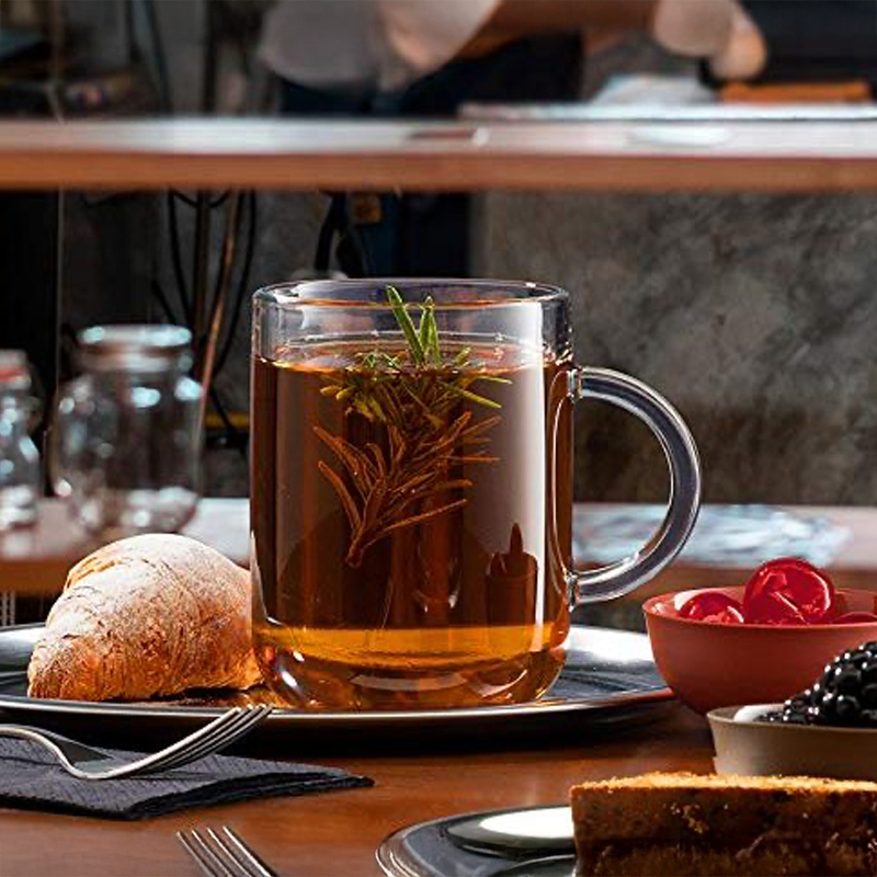 2x 330ml Iconic Glass Mugs