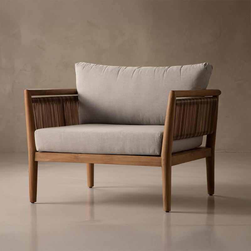 Solid Teakwood Patio Armchair