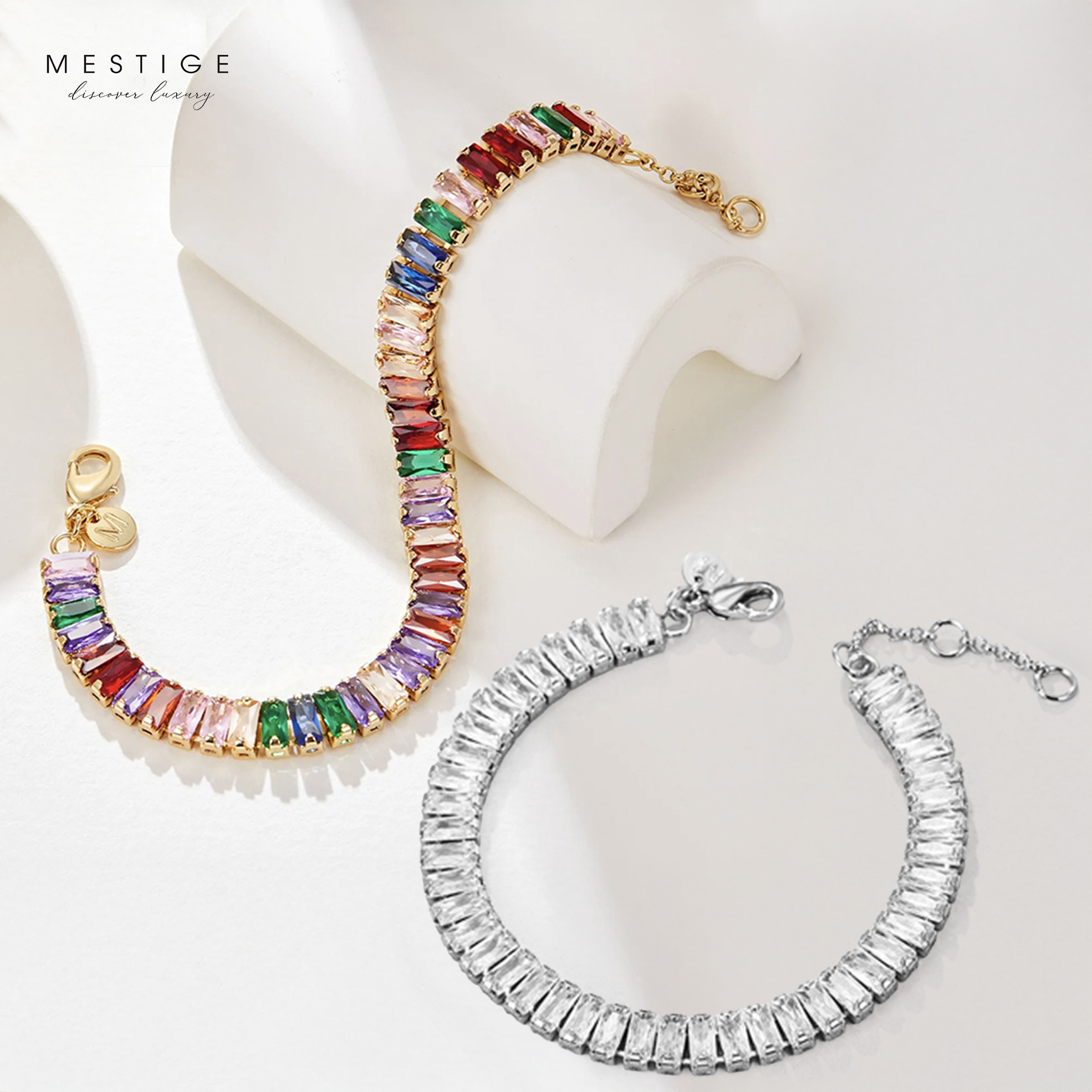 Aurelia Bracelet with Cubic Zirconia Gemstones