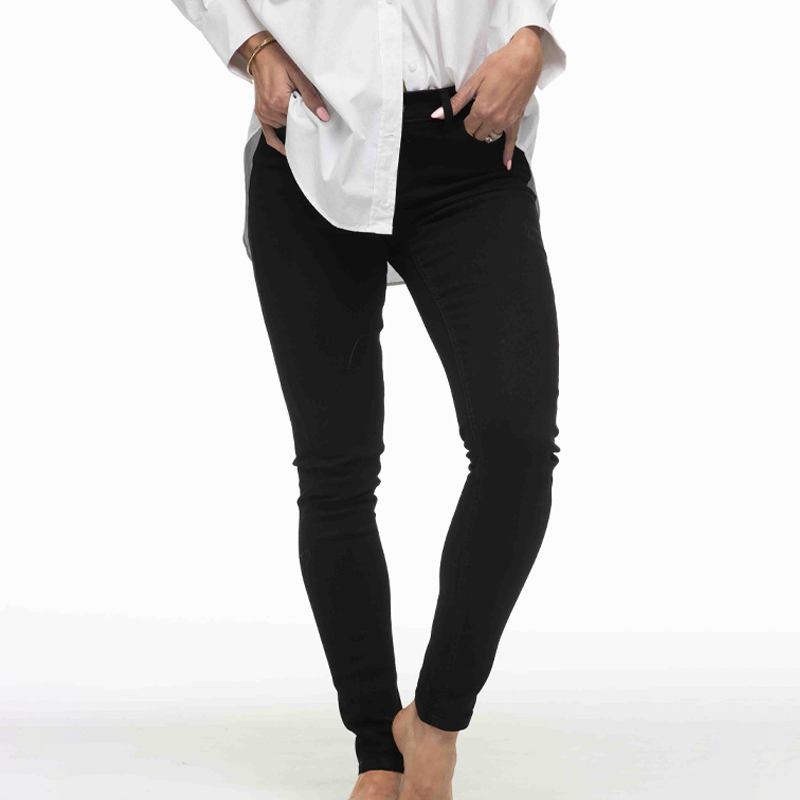 Ladies Black Skinny Jeans