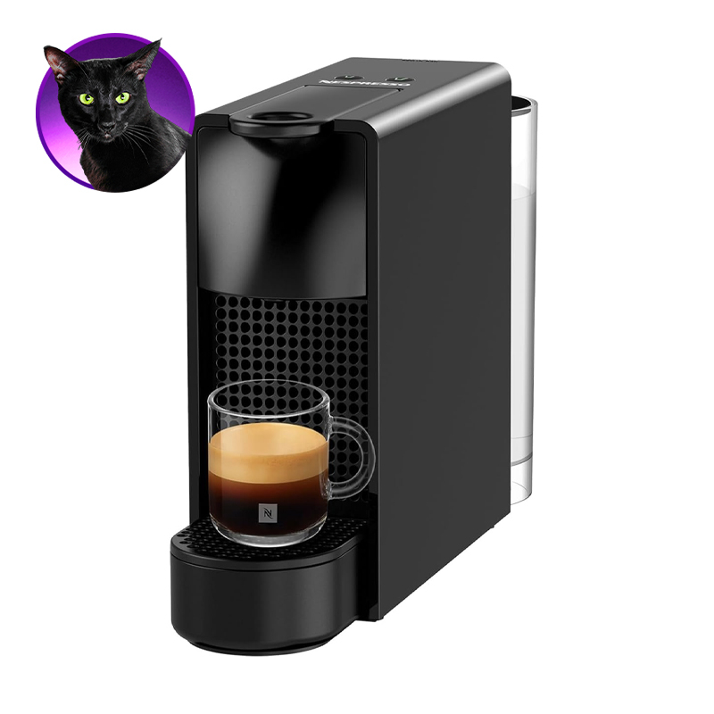 Essenza Mini Black Coffee Machine Bundle