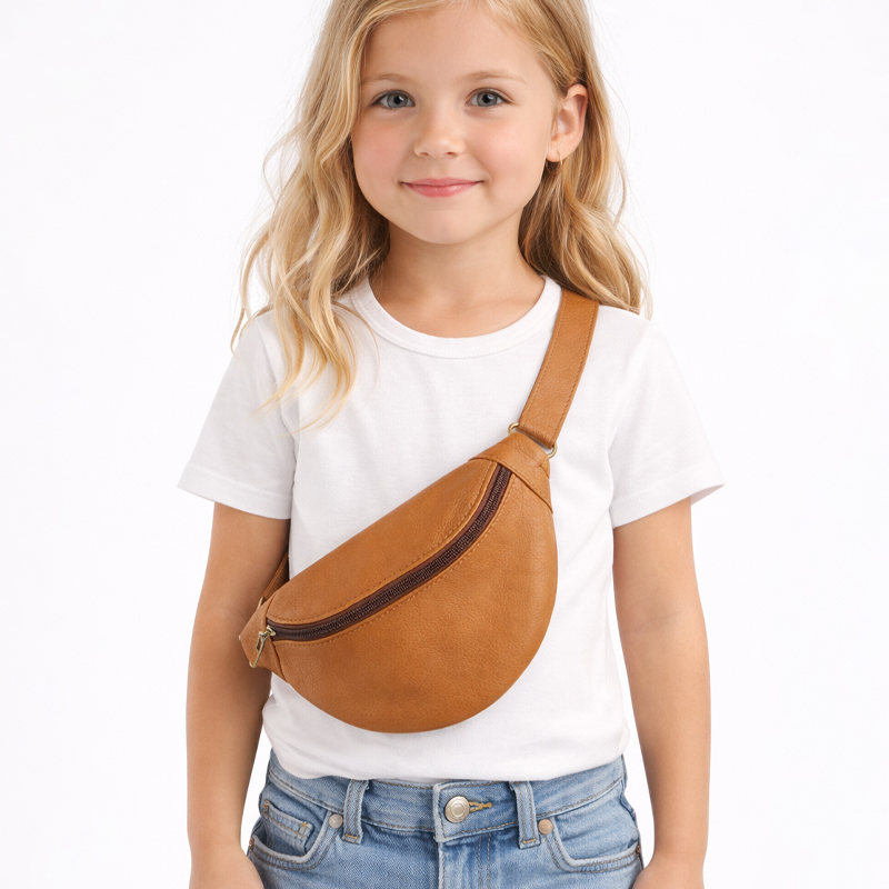 Kids Genuine Leather Bum Bag
