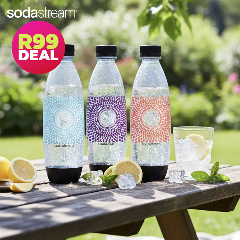 3x 1L Fuse Fireworks Carbonating Bottles