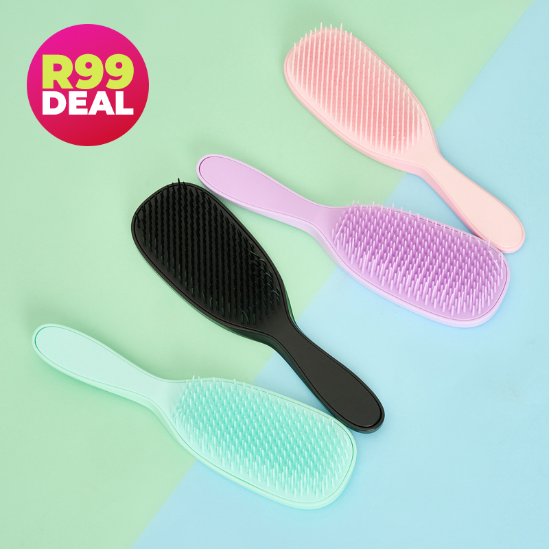 2-in-1 Wet and Dry Detangling Hair Brush