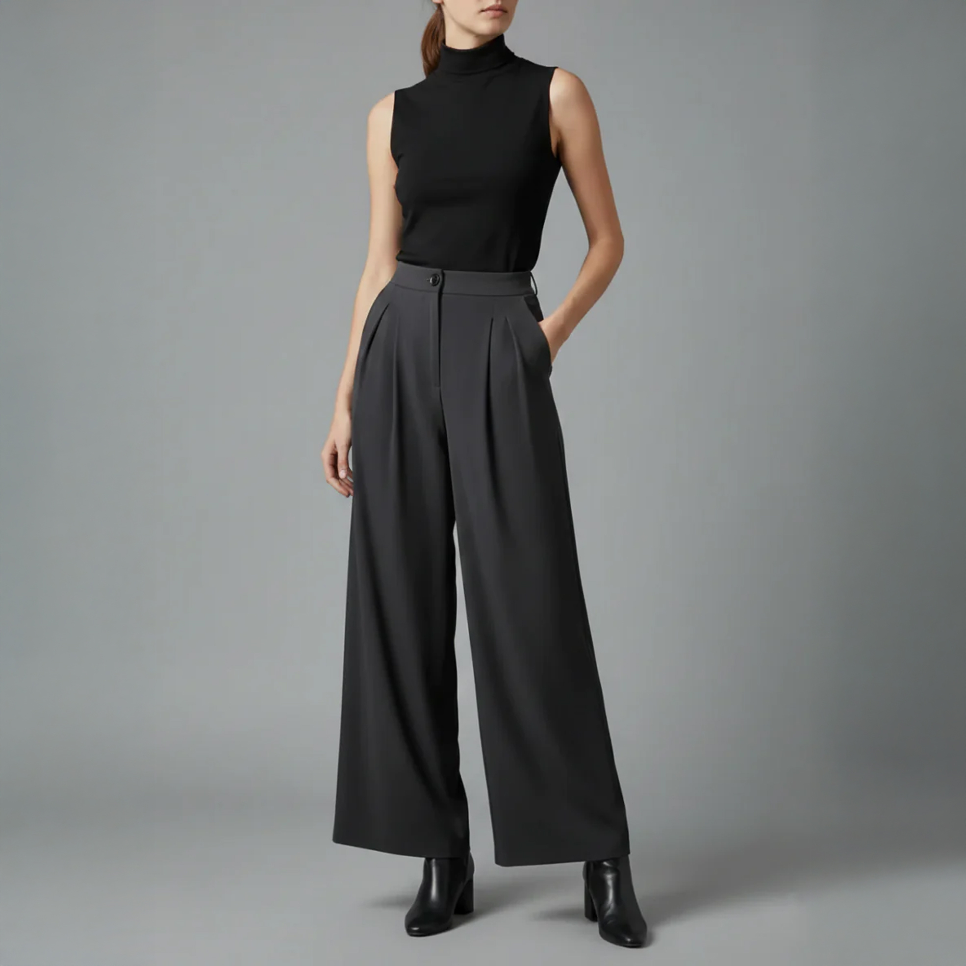 Ladies Wide Leg Palazzo Trousers