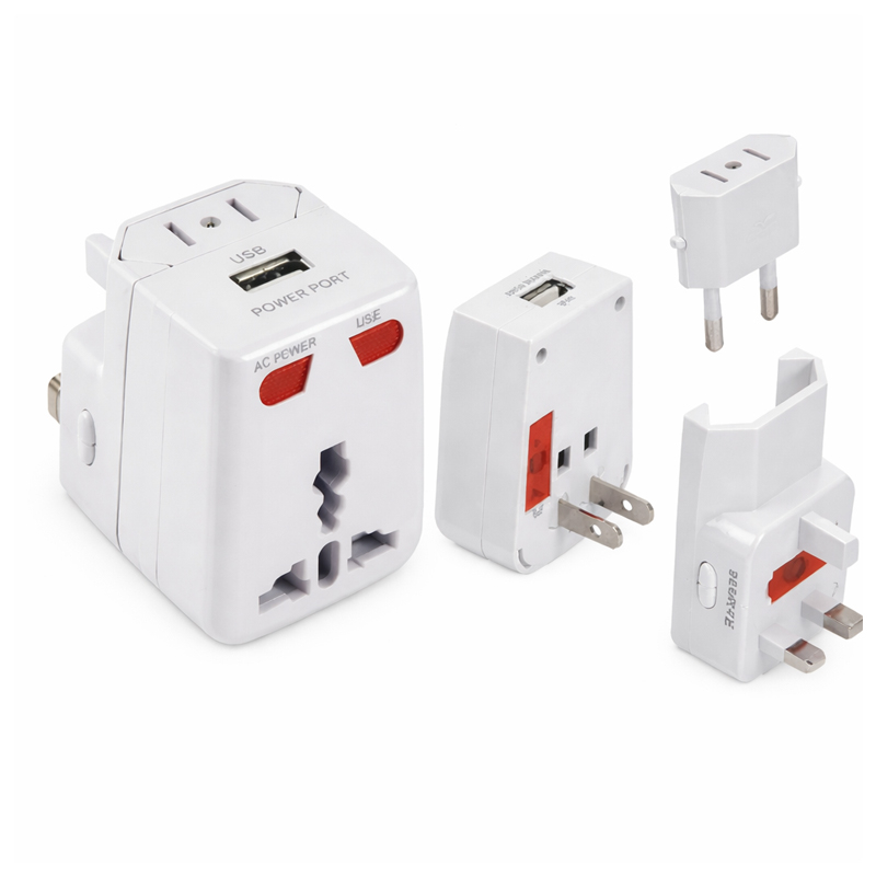 3x International World Plug Adapters