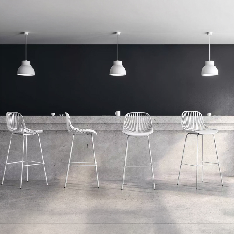 Geometric Tall Bar Chair