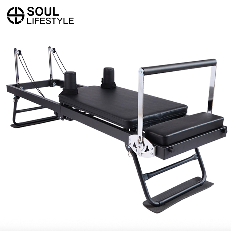 Foldable Pilates Reformer Machine for Fitness & Yoga