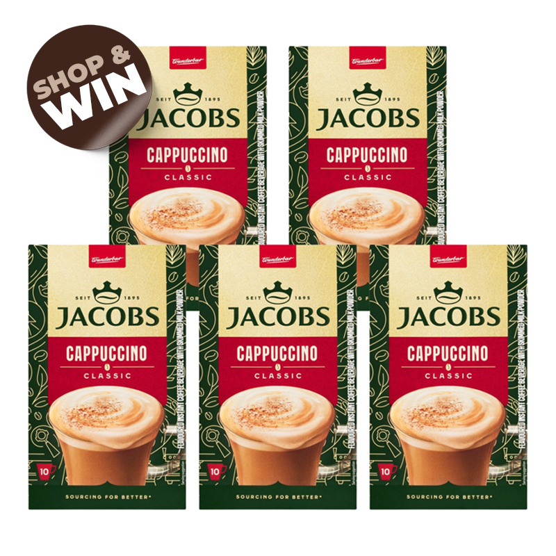 5x Cappuccino or Coffee Sachets