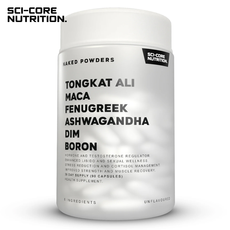 Tongkat Ali, Maca, Fenugreek, Ashwagandha, DIM and Boron Capsules (90's)