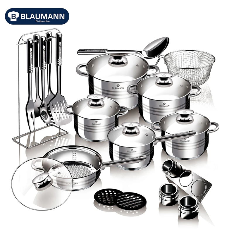 Stainless Steel Induction Bottom Jumbo Cookware Set