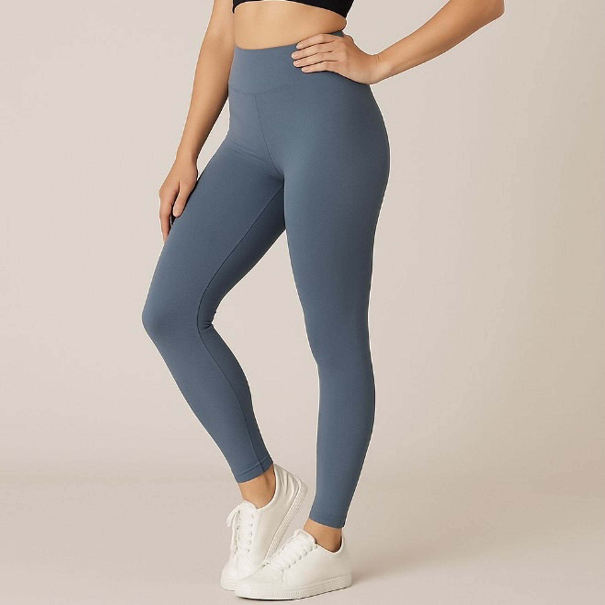 Ladies High Waisted Seamless Active Leggings