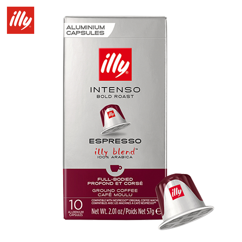 10x 10's Intenso Espresso Nespresso Compatible Aluminum Coffee Capsules