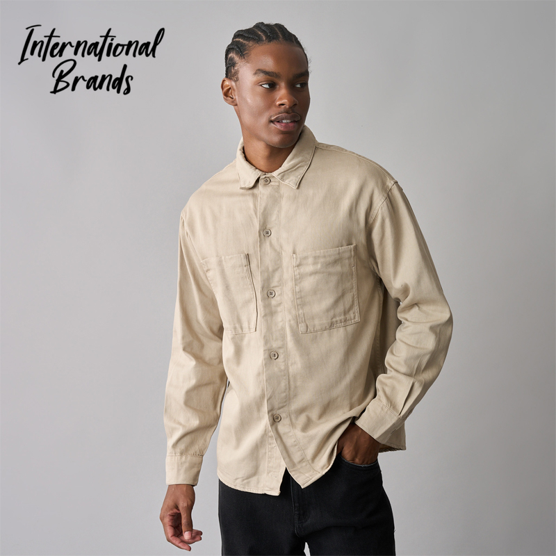 Men’s 2-in-1 Button-Down Shacket