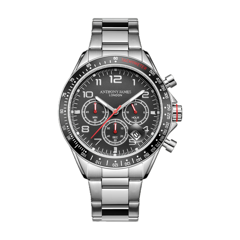 Men's Hand Assembled Limited Edition Tachymeter Chrono Watch