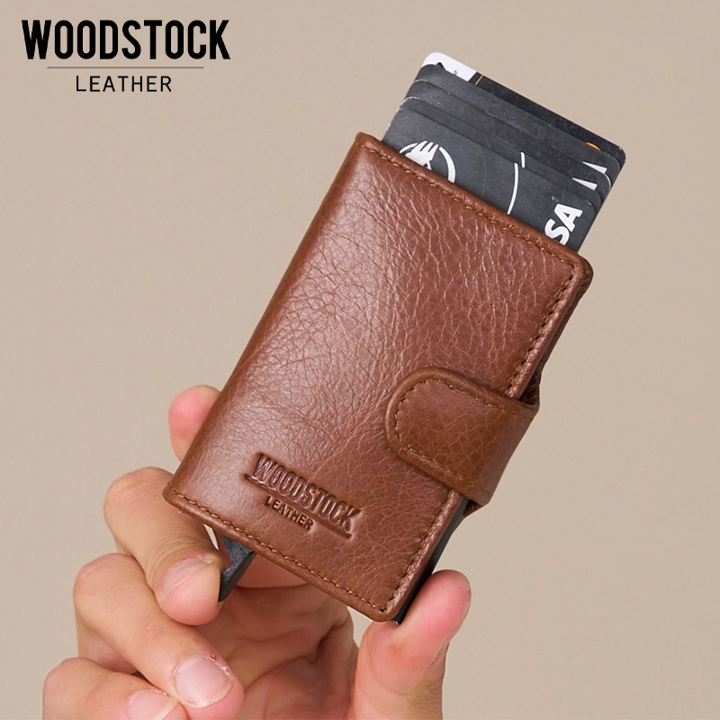 Genuine Leather Oregon Pop-Up Wallet