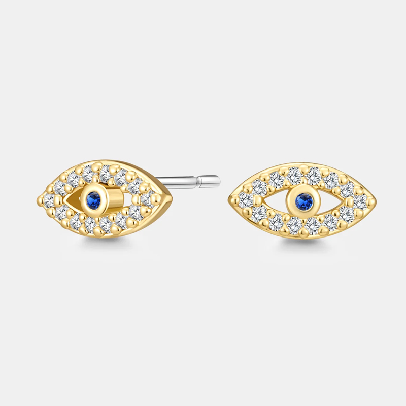 Evil Eye Stud Earrings