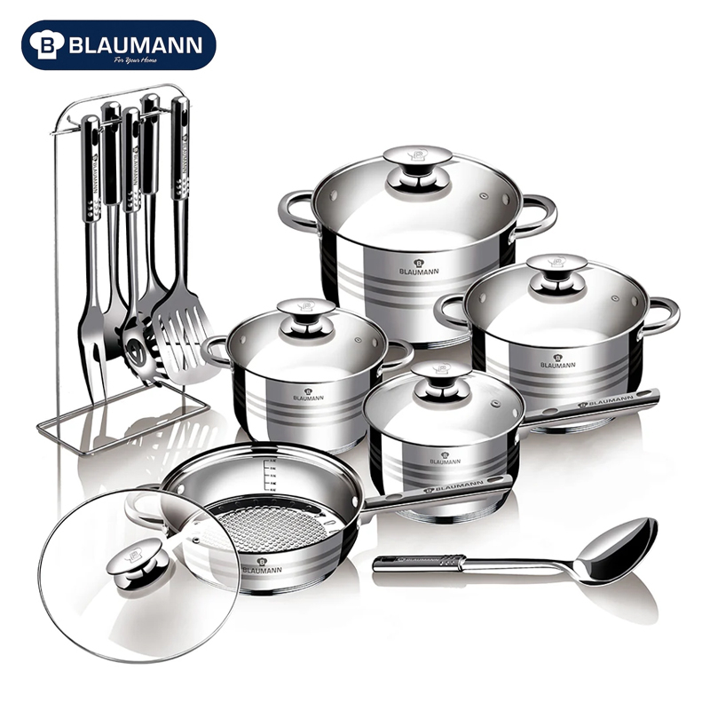 Stainless Steel Induction Bottom Jumbo Cookware Set