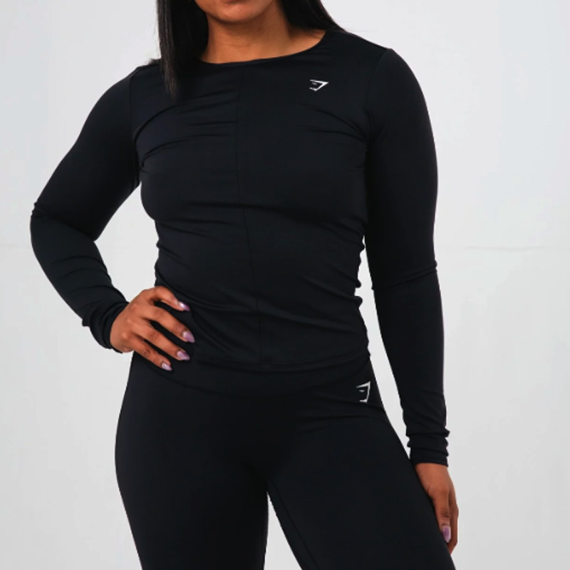 Ladies Everyday Open Back Long Sleeve Top