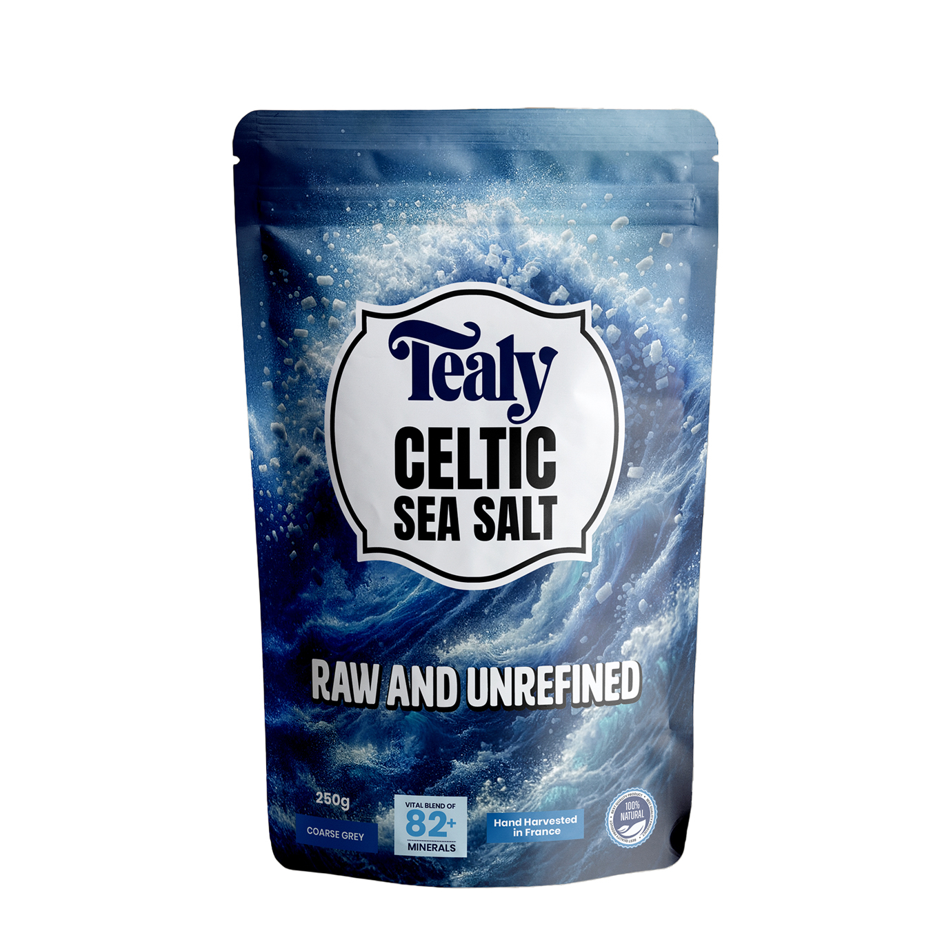 250g Raw and Unrefined Celtic Sea Salt