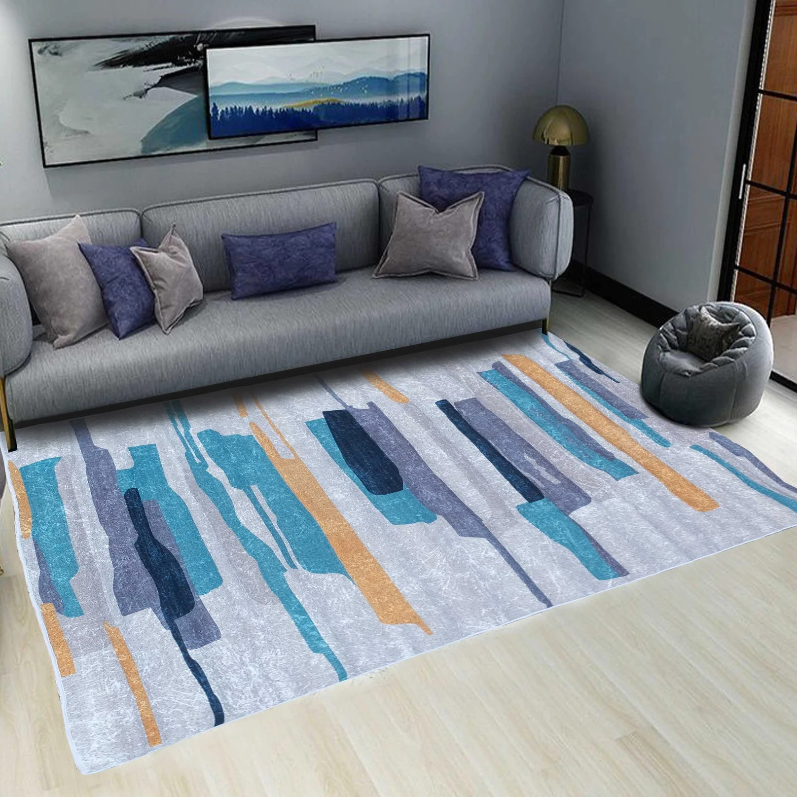 Velvet Shine Vinyl Printed Rug