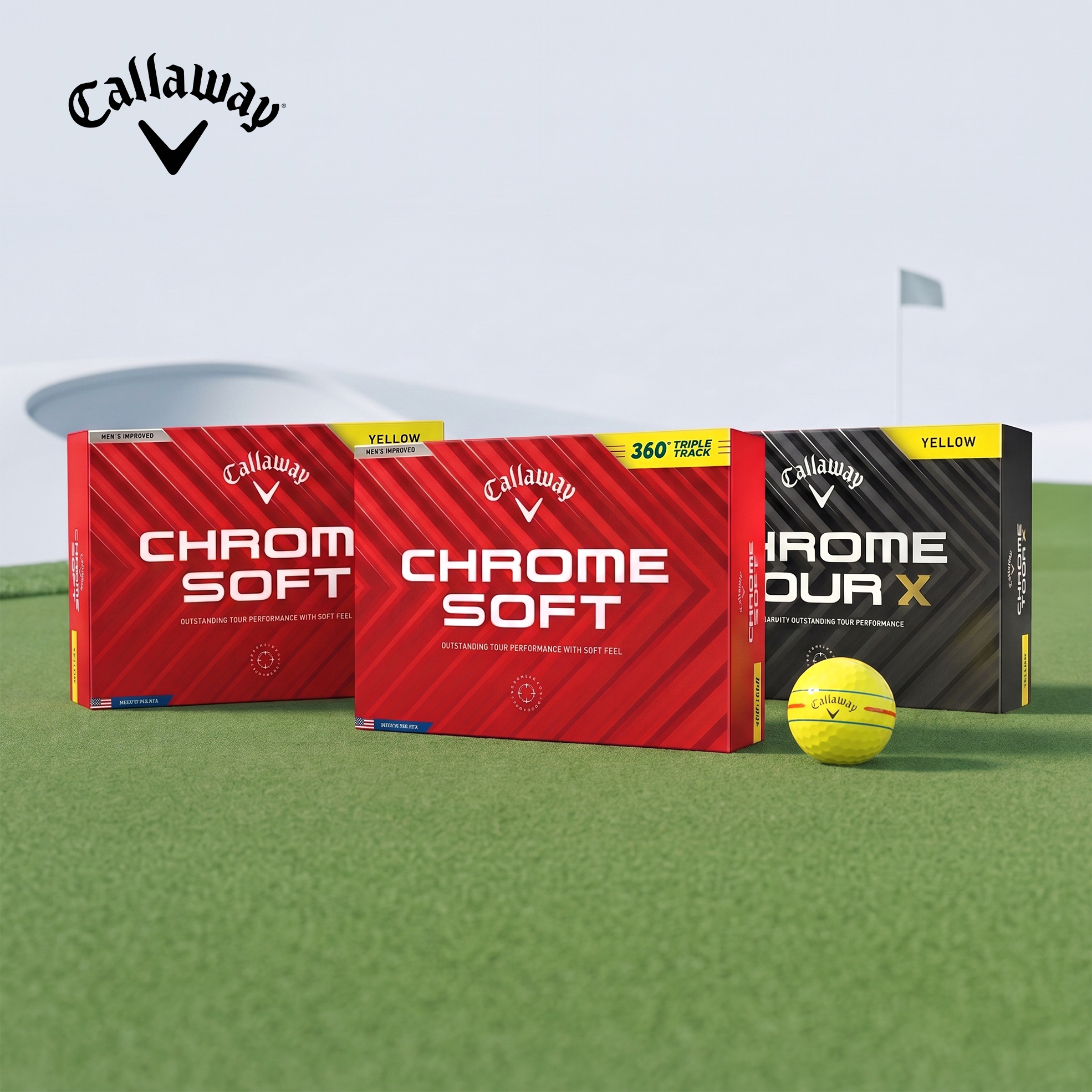 12x Chrome '24 Golf Balls