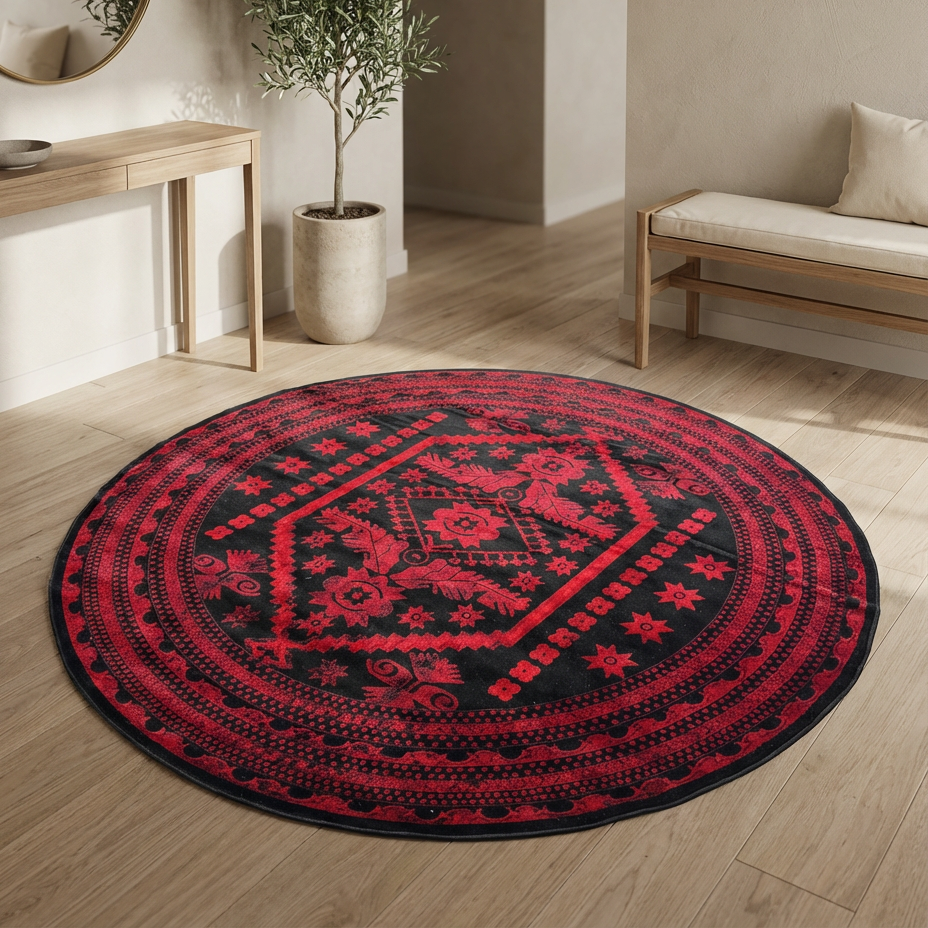 Zulberi Round Rug Collection