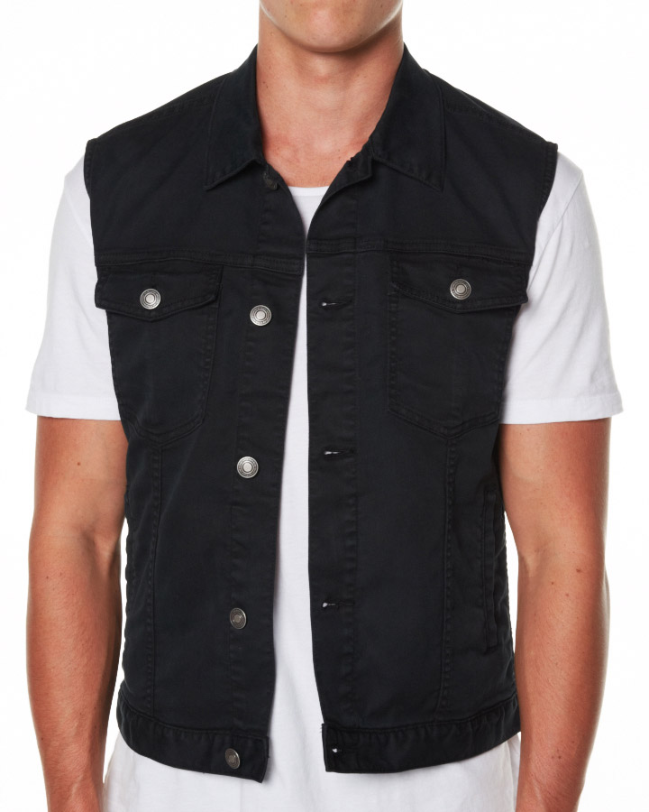 61% off on Men's Denim Gilet Jacket 