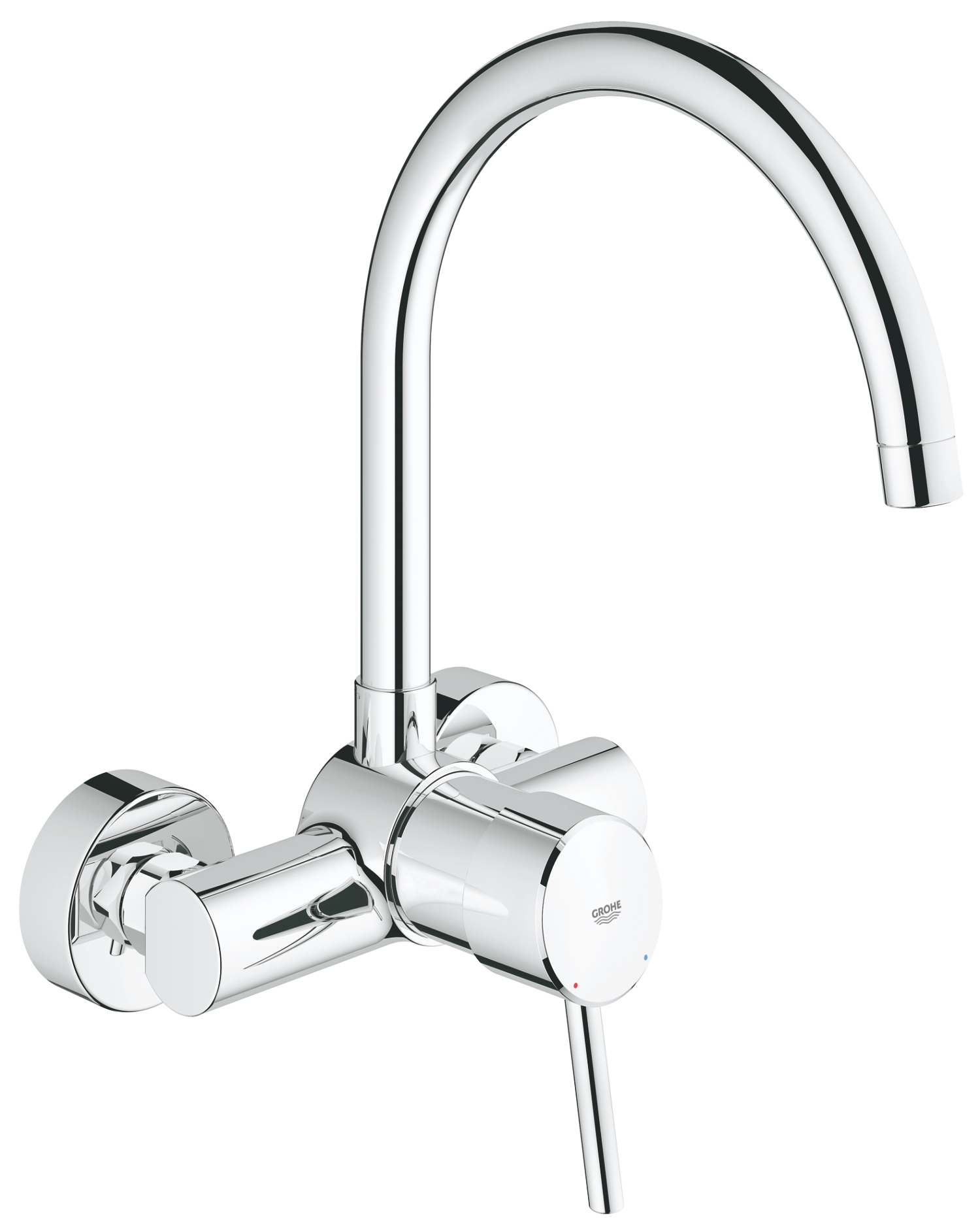 29 off on Wall Mounted Concetto SingleLever Sink Mixer 1/2″